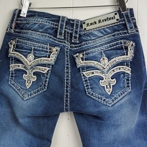 Rock Revival Etty boot cut jeans size 26